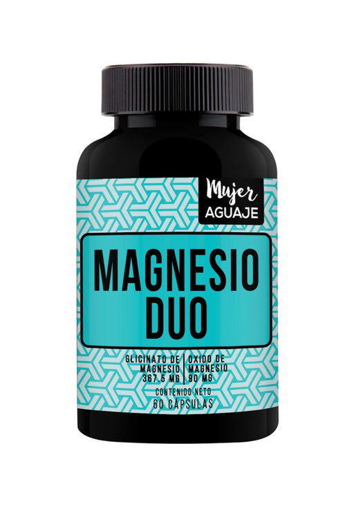 Magnesio DUO (Glicinato y Oxido de Magnesio) 60 capsulas Mujer Aguaje