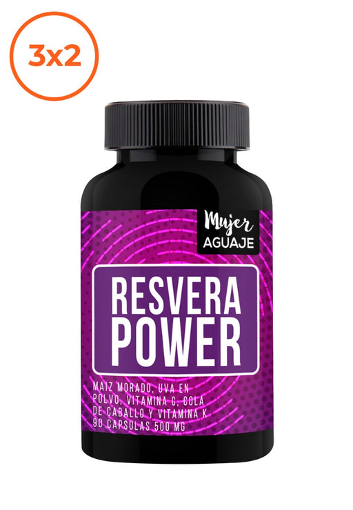 Resverapower 90 capsulas Mujer Aguaje