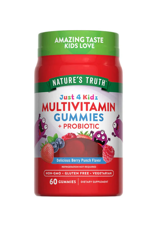 Multivitamínico + Probiótico Niños 60 Gomitas Nature´s Truth