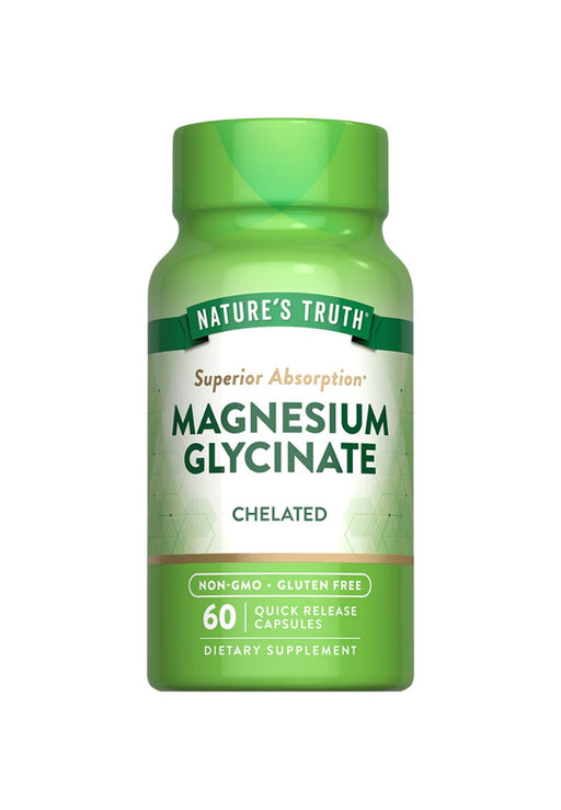 Glicinato de Magnesio 60 capsulas Nature´s Truth