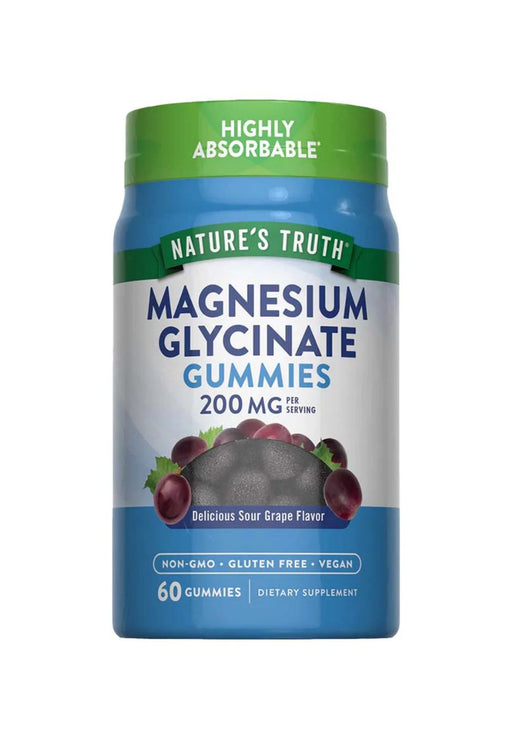 Glicinato de Magnesio 60 gomitas Nature´s Truth