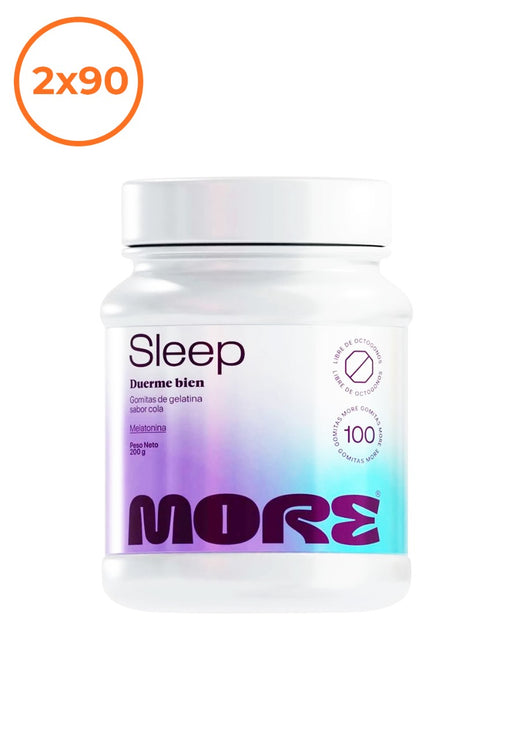 Sleep Melatonina 100 gomas masticables More+