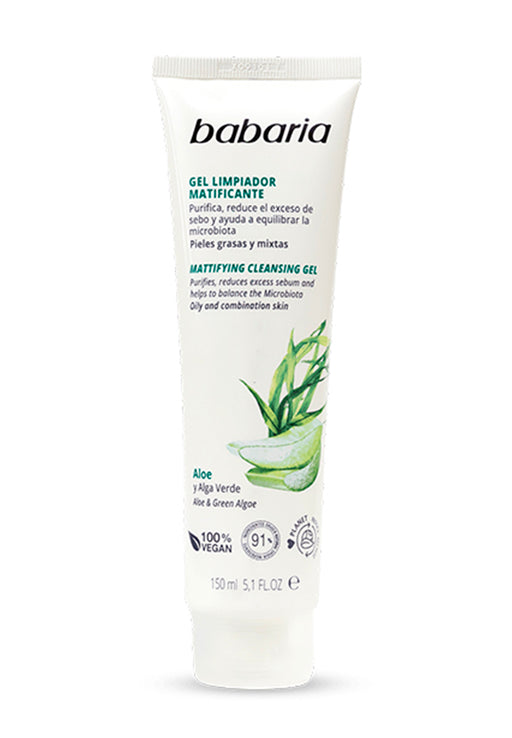 Gel Limpiador Matificante Aloe Vera 150ml Babaria