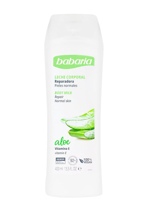 Leche Corporal Aloe con Vitamina E 400ml Babaria