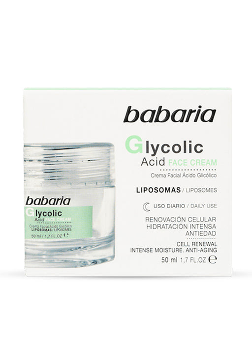 Crema Facial Acido Glicolico x 50 ml Babaria