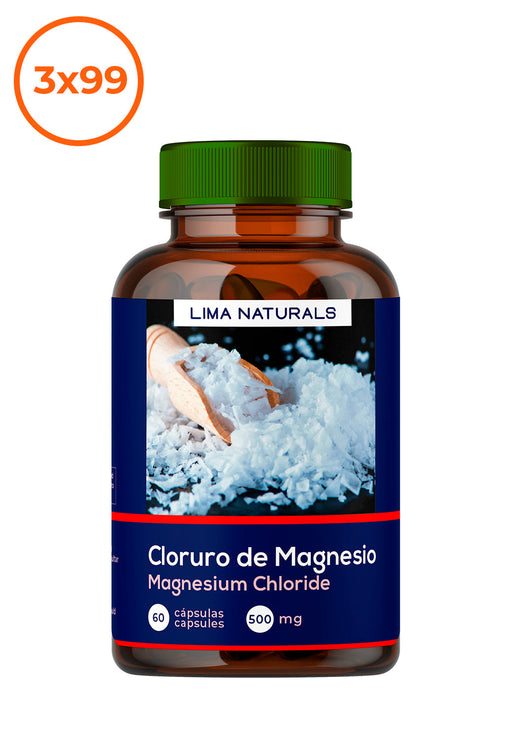 Cloruro de Magnesio 60 capsulas 500mg Lima Naturals