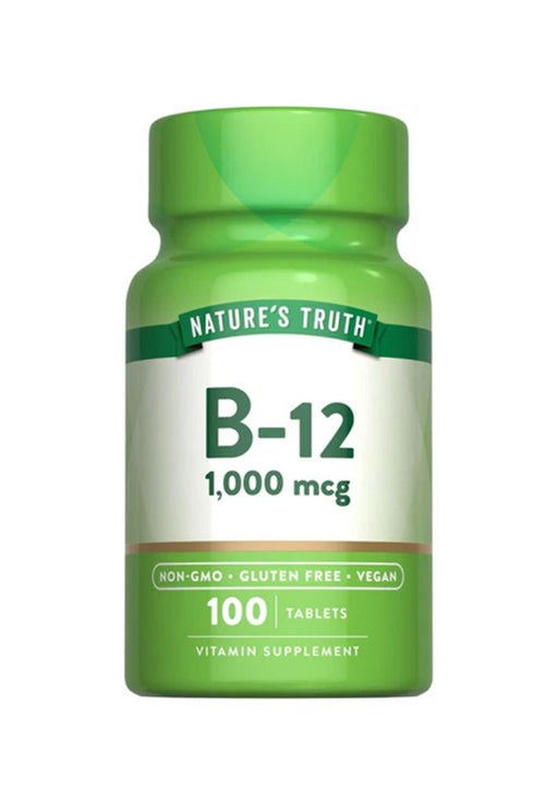 Vitamina B12 1,000mcg 100 Tabletas Nature´s Truth