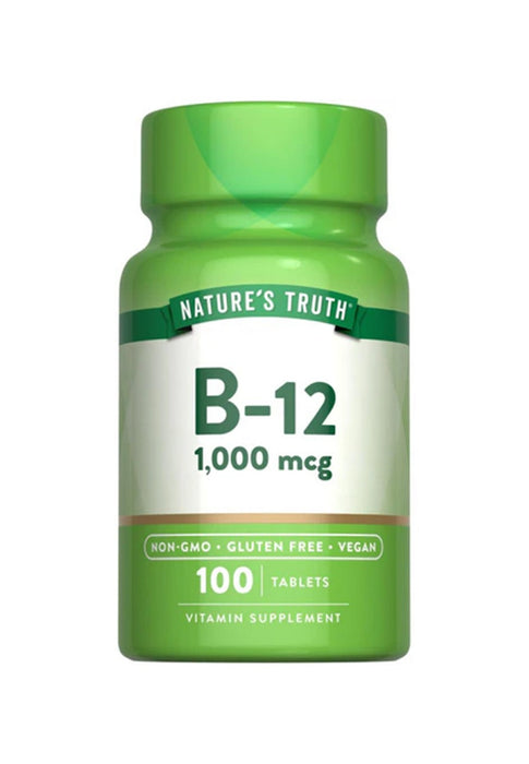 Vitamina B12 1,000mcg 100 Tabletas Nature´s Truth