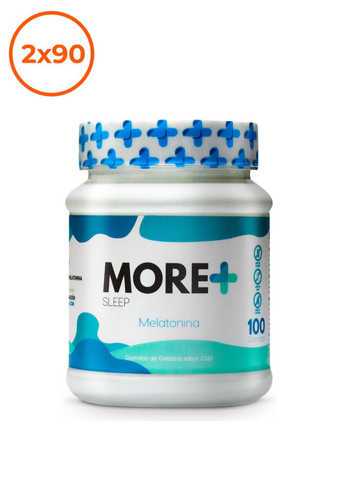 Sleep Melatonina 100 gomas masticables More+