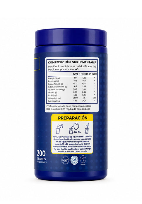 Citrato de Magnesio sabor limon 200 gramos Gusevit