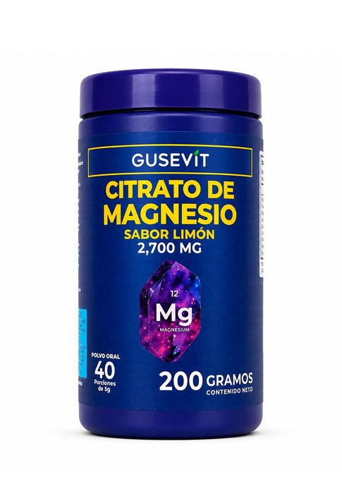 Citrato de Magnesio sabor limon 200 gramos Gusevit