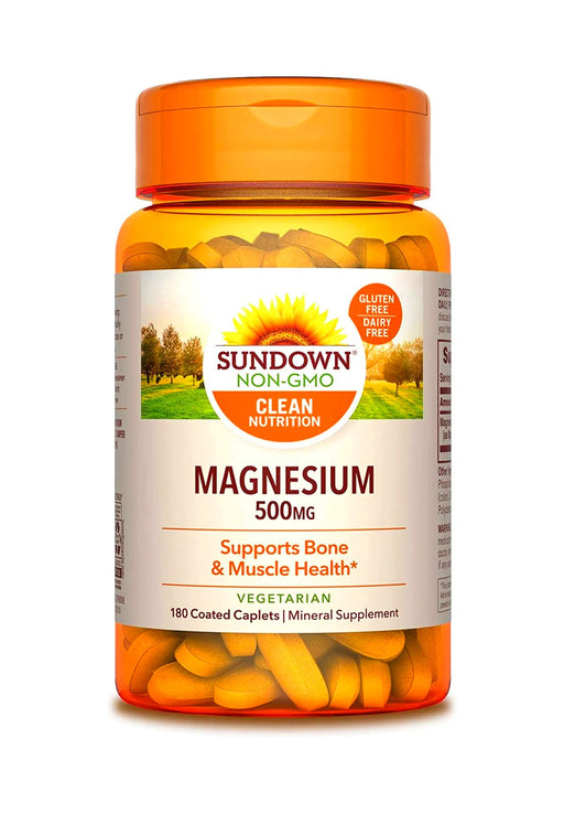 Magnesio 180 Capletas 500mg Sundown Naturals