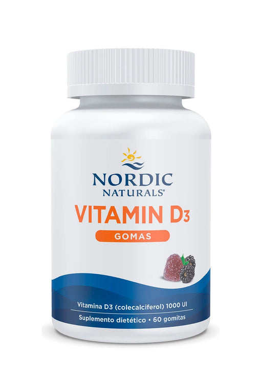 Vitamina D3 60 gomitas Nordic Naturals