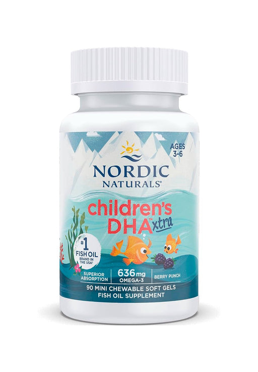 Children's DHA XTRA 90 capsulas blandas Nordic Naturals
