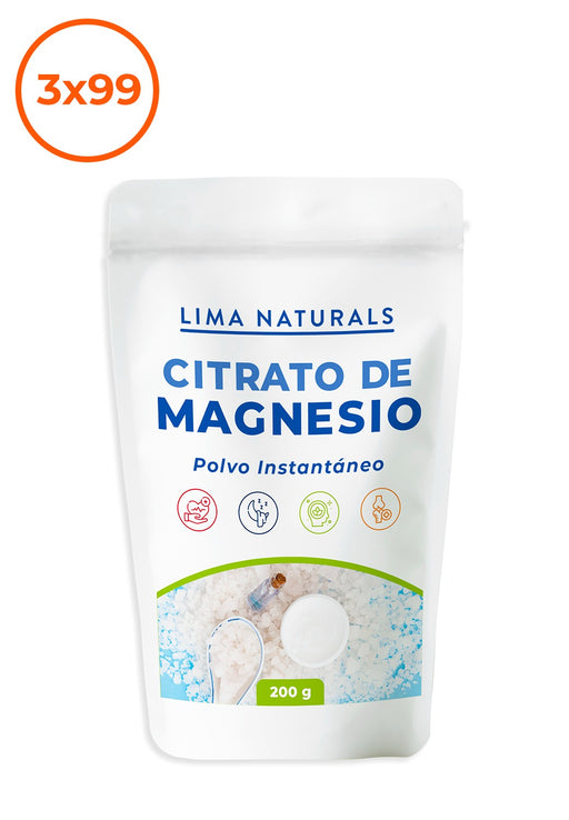 Citrato de Magnesio 200 gramos Lima Naturals
