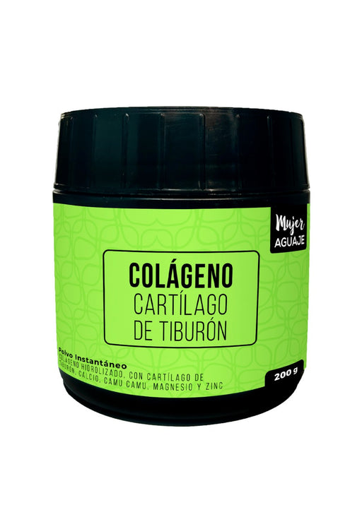 Colageno Hidrolizado, Cartilago de Tiburon, Calcio, Magnesio & Zinc 200 gramos Mujer Aguaje