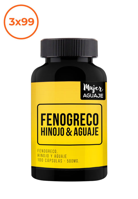 Fenogreco, Hinojo & Aguaje 100 capsulas Mujer Aguaje