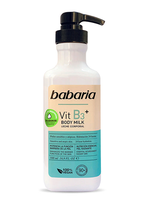 Leche Corporal Vitamina B3 500ml Babaria