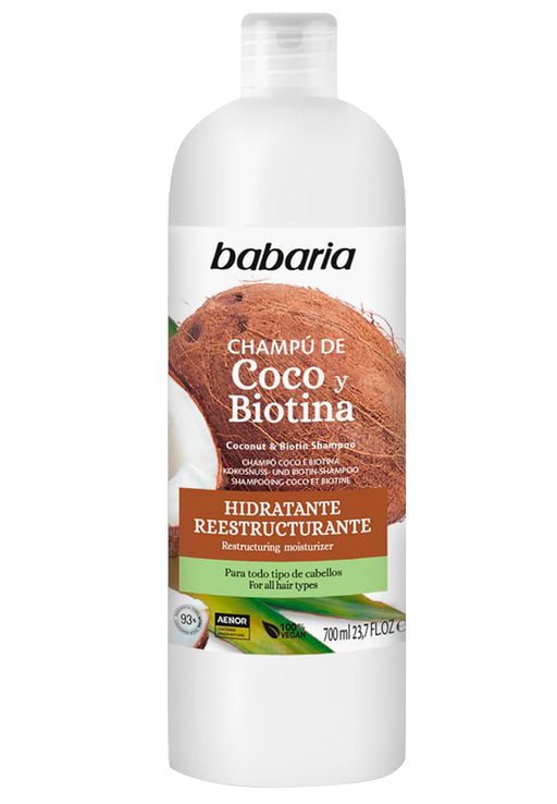 Shampoo Coco y Biotina 700ml Babaria