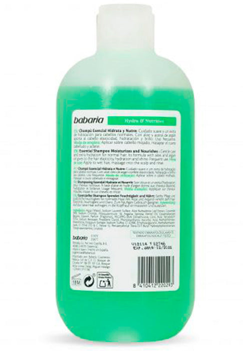 Shampoo Esencial Hydra & Nutritive 500ml Babaria