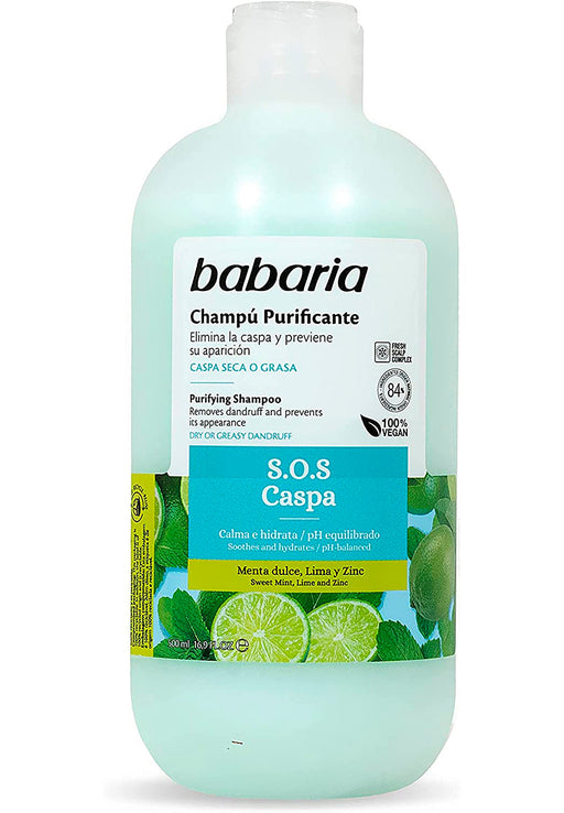 Shampoo Purificante Sos Caspa 500ml Babaria
