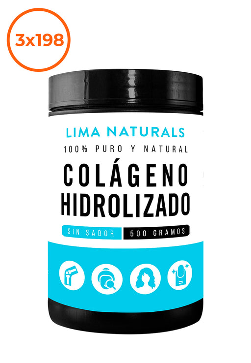Colageno Hidrolizado puro 500g Lima Naturals