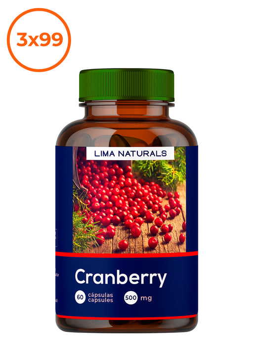 Cranberry 60 capsulas 500mg Lima Naturals