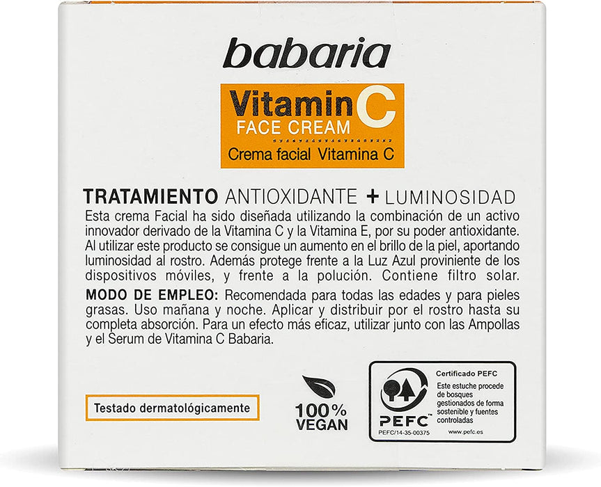 Crema Facial Vitamina C 50 ml Babaria