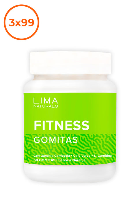 Gomitas Fitness 60 unidades (sabor a naranja) Lima Naturals